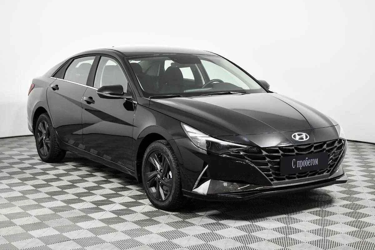Hyundai Elantra, Черный, 2021, Автоматическая, 150 л.с., цена от 1 657 000 руб.