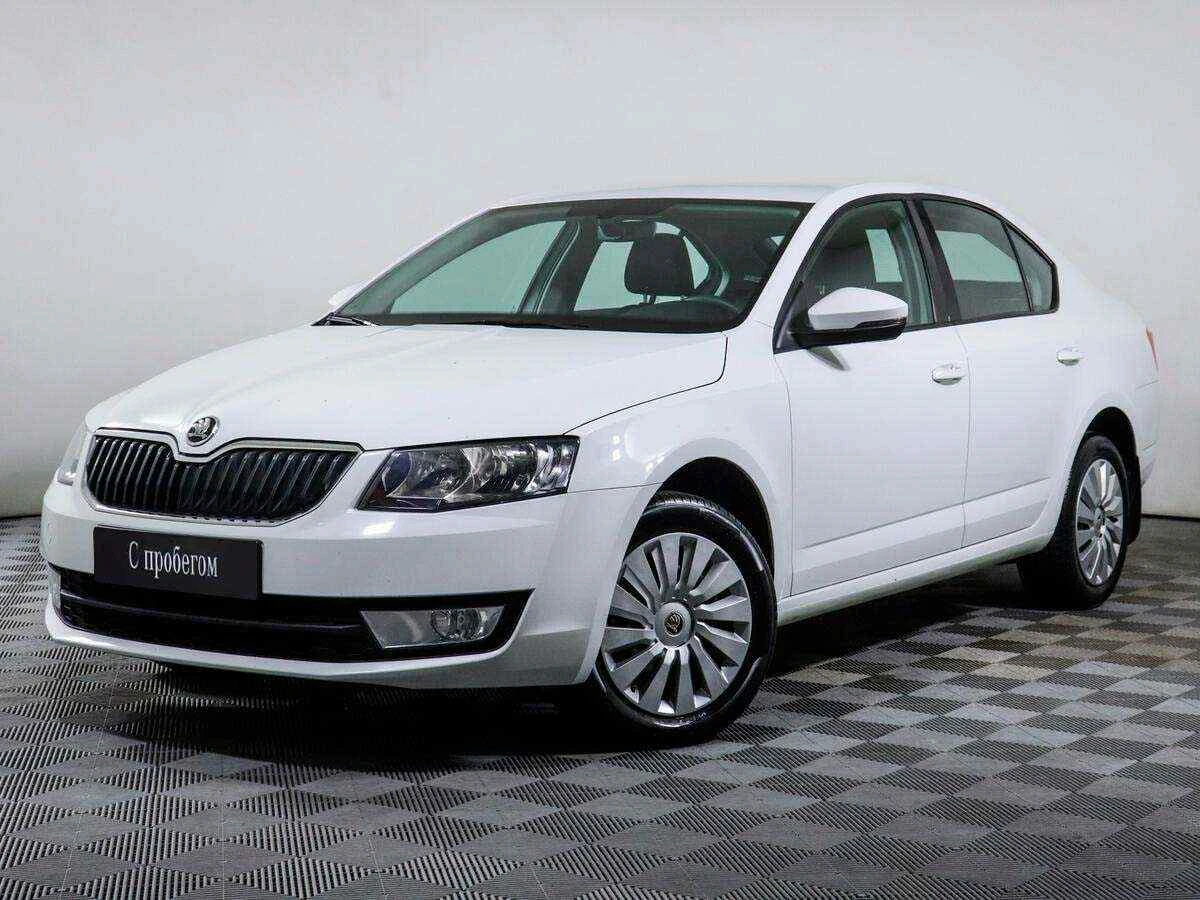 Skoda Octavia, Белый, 2014, Робот, 150 л.с., цена от 735 000 руб.