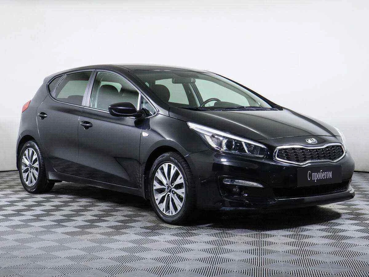 KIA Ceed, Черный, 2018, Автоматическая, 130 л.с., цена от 850 000 руб.