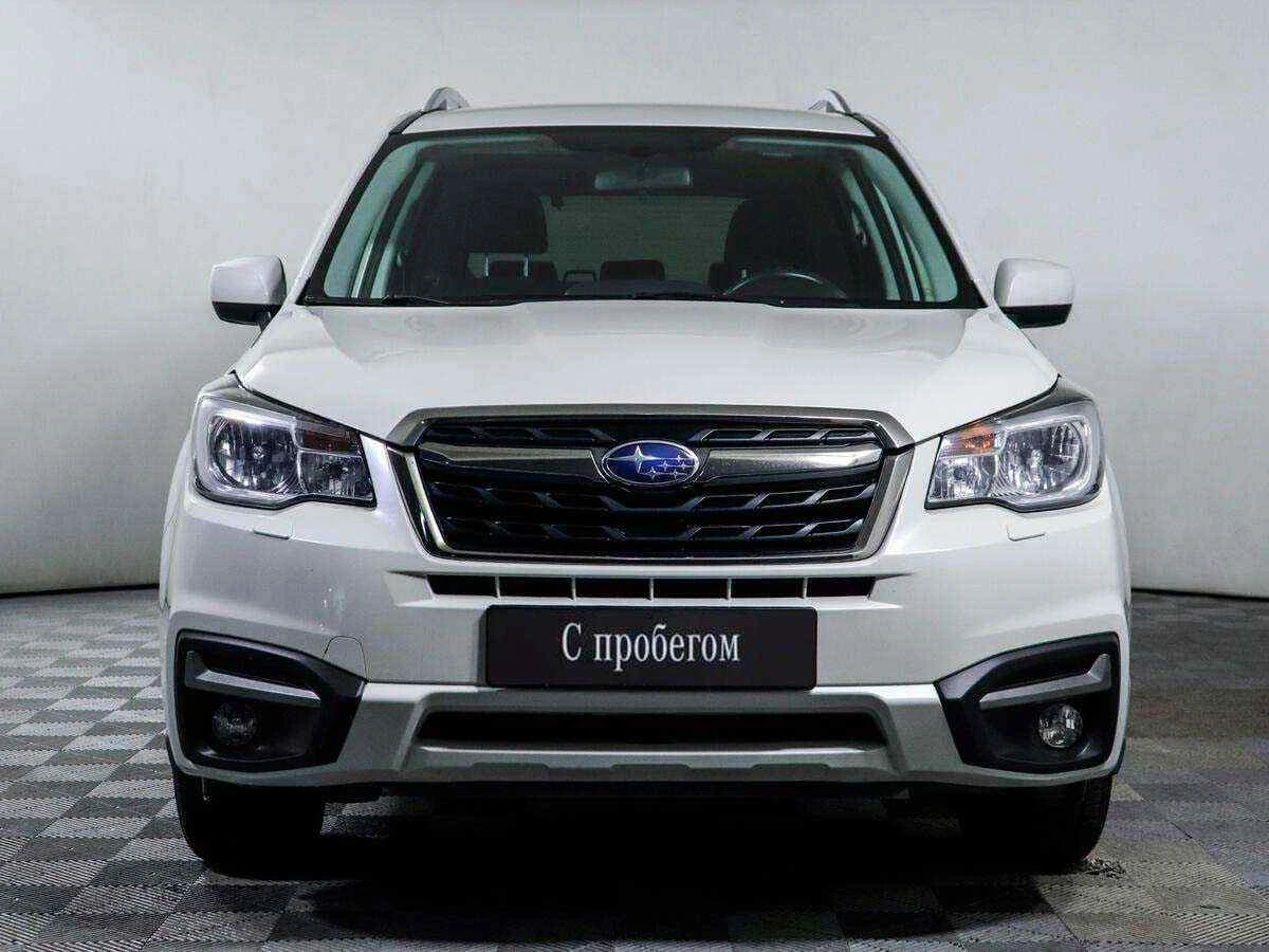 Subaru Forester, Белый, 2017, Вариатор, 150 л.с., цена от 1 380 000 руб.