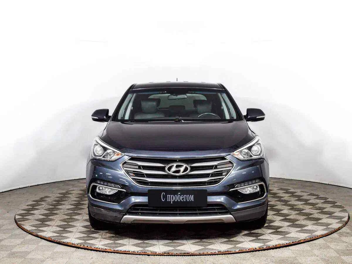 Hyundai Santa Fe, Синий, 2016, Автоматическая, 171 л.с., цена от 1 436 000 руб.