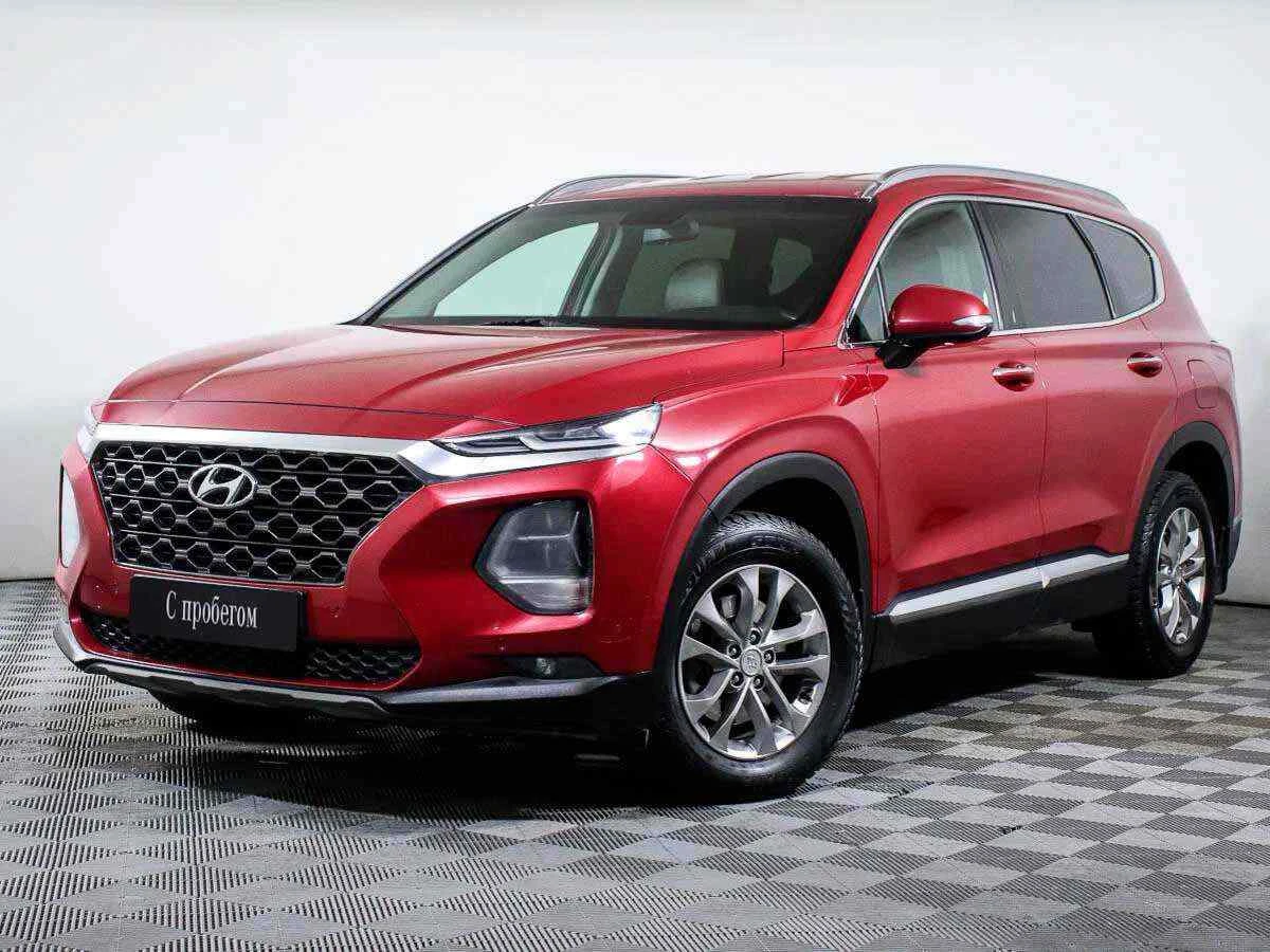 Hyundai Santa Fe, Красный, 2018, Автоматическая, 200 л.с., цена от 1 483 000 руб.