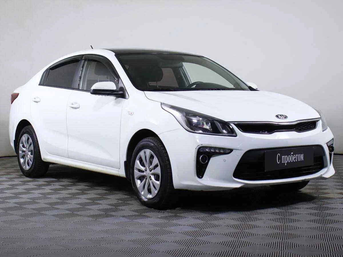 KIA Rio, Белый, 2018, Автоматическая, 123 л.с., цена от 765 000 руб.