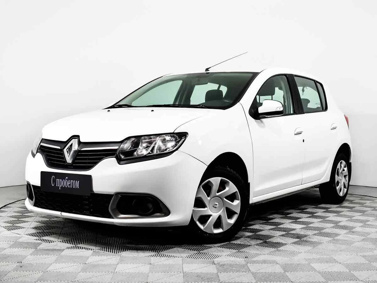 RENAULT SANDERO, Белый, 2014, Механическая, 102 л.с., цена от 531 200 руб.