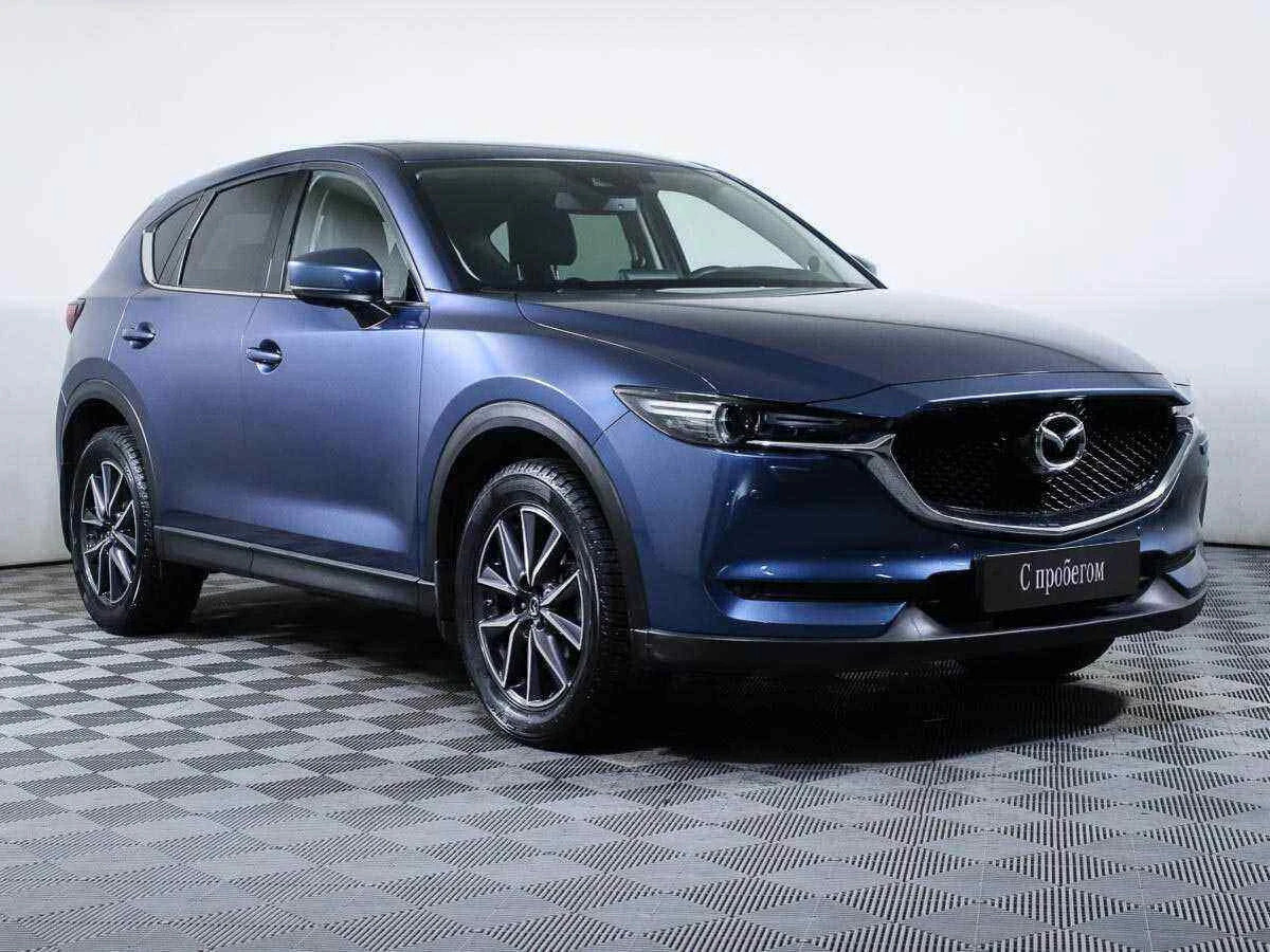 Mazda CX-5, Синий, 2018, Автоматическая, 150 л.с., цена от 1 467 000 руб.