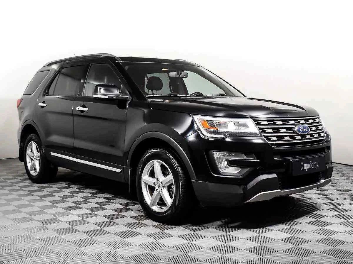 Ford Explorer, Черный, 2016, Автоматическая, 249 л.с., цена от 2 095 000 руб.
