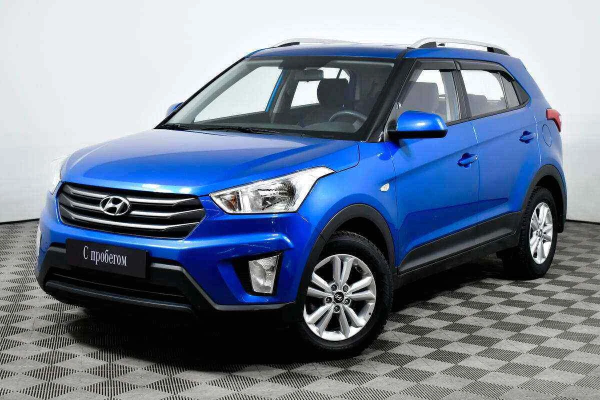 Hyundai Creta, Синий, 2017, Автоматическая, 123 л.с., цена от 1 069 000 руб.