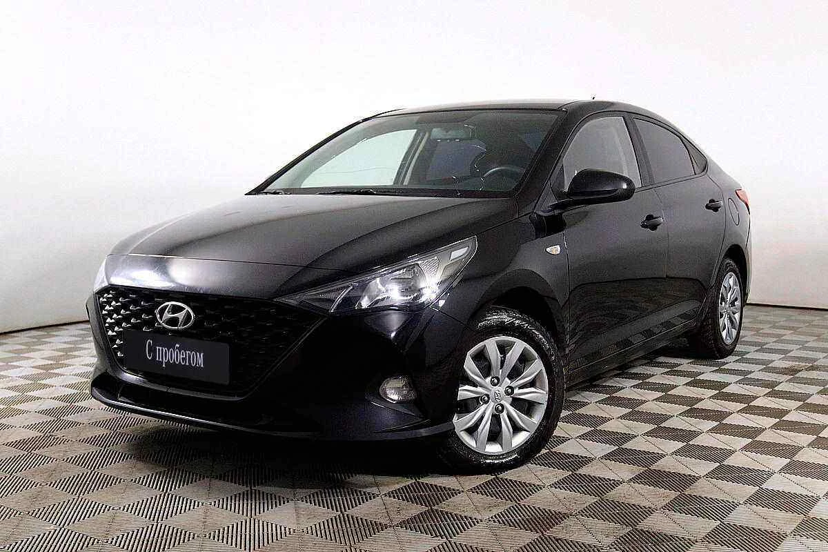 Hyundai Solaris, Черный, 2020, Автоматическая, 123 л.с., цена от 877 000 руб.