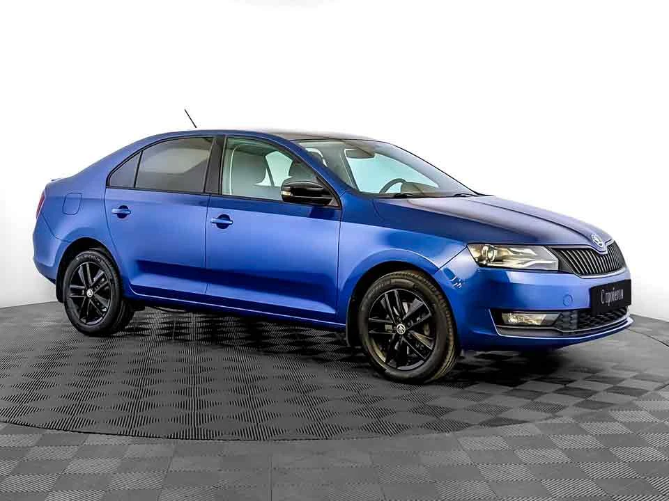 SKODA RAPID, Синий, 2018, Робот, 125 л.с., цена от 918 400 руб.