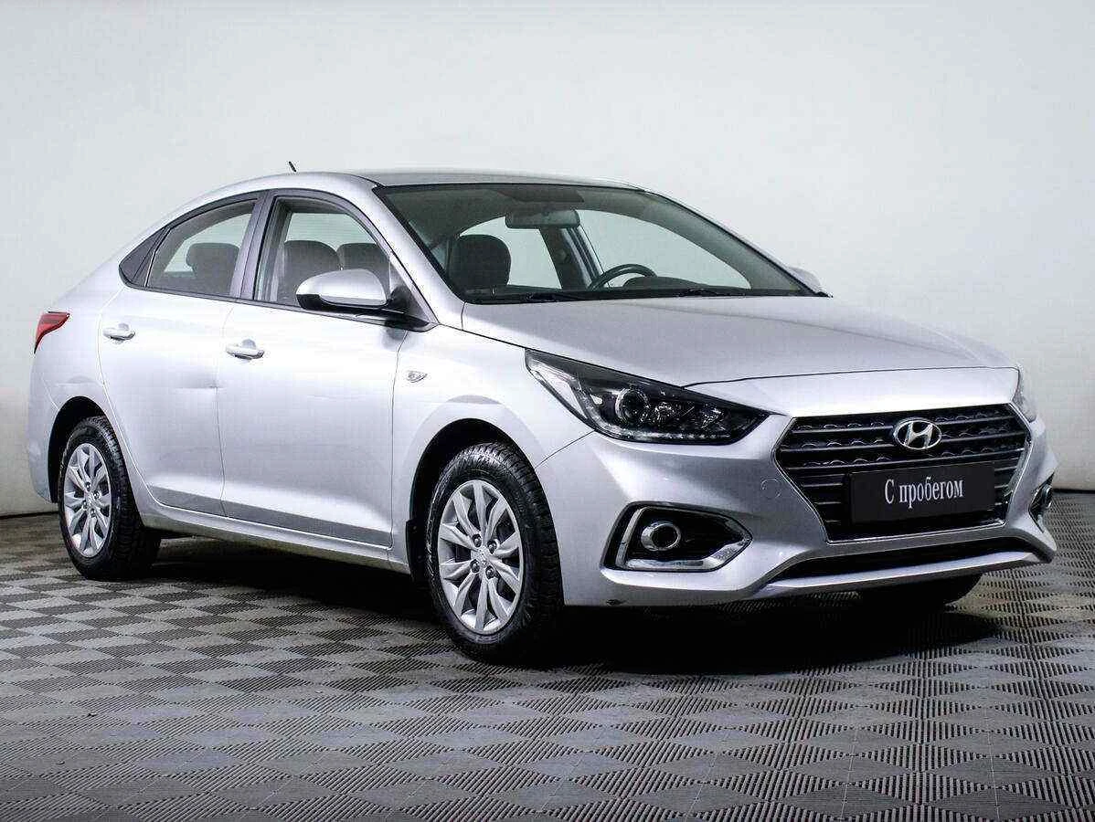 Hyundai Solaris, Серебряный, 2019, Автоматическая, 123 л.с., цена от 729 000 руб.