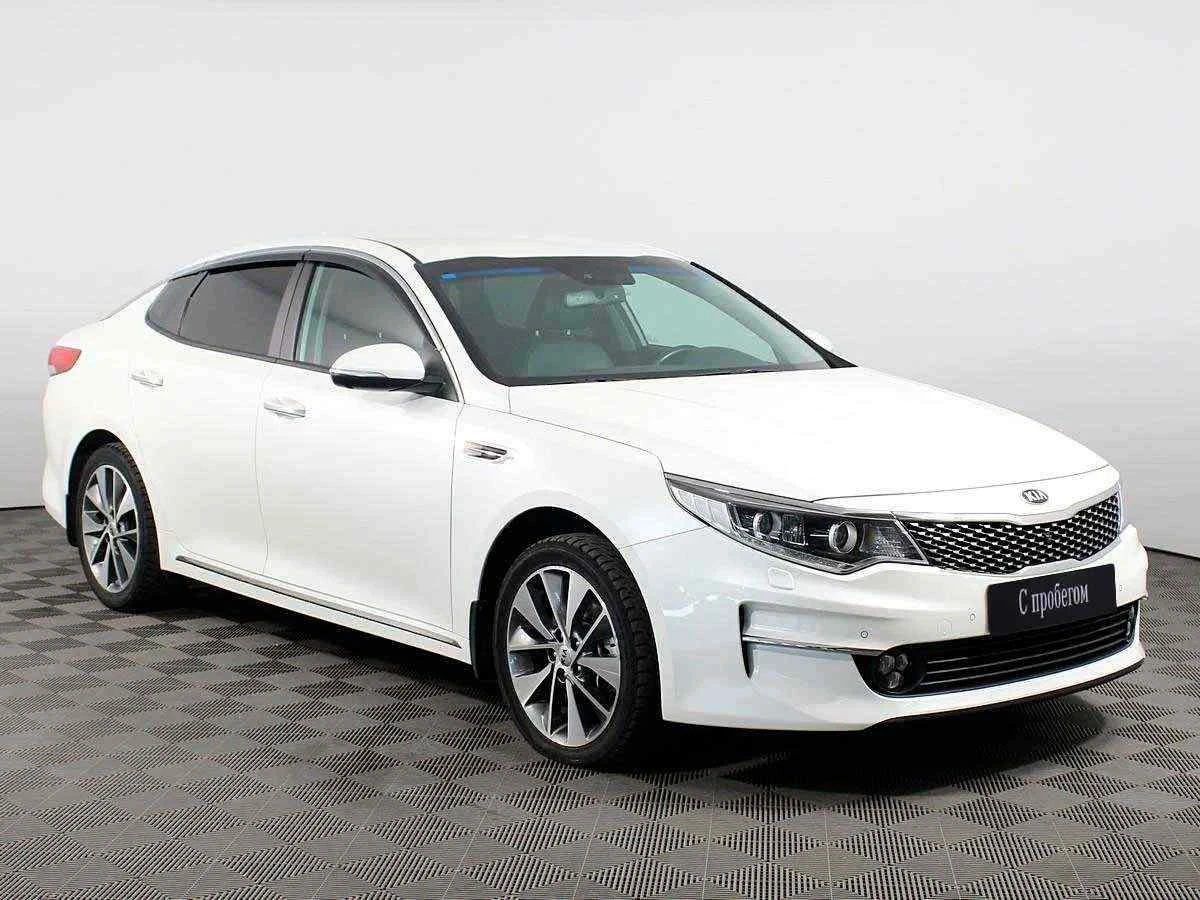 KIA Optima, Белый, 2017, Автоматическая, 188 л.с., цена от 1 391 000 руб.