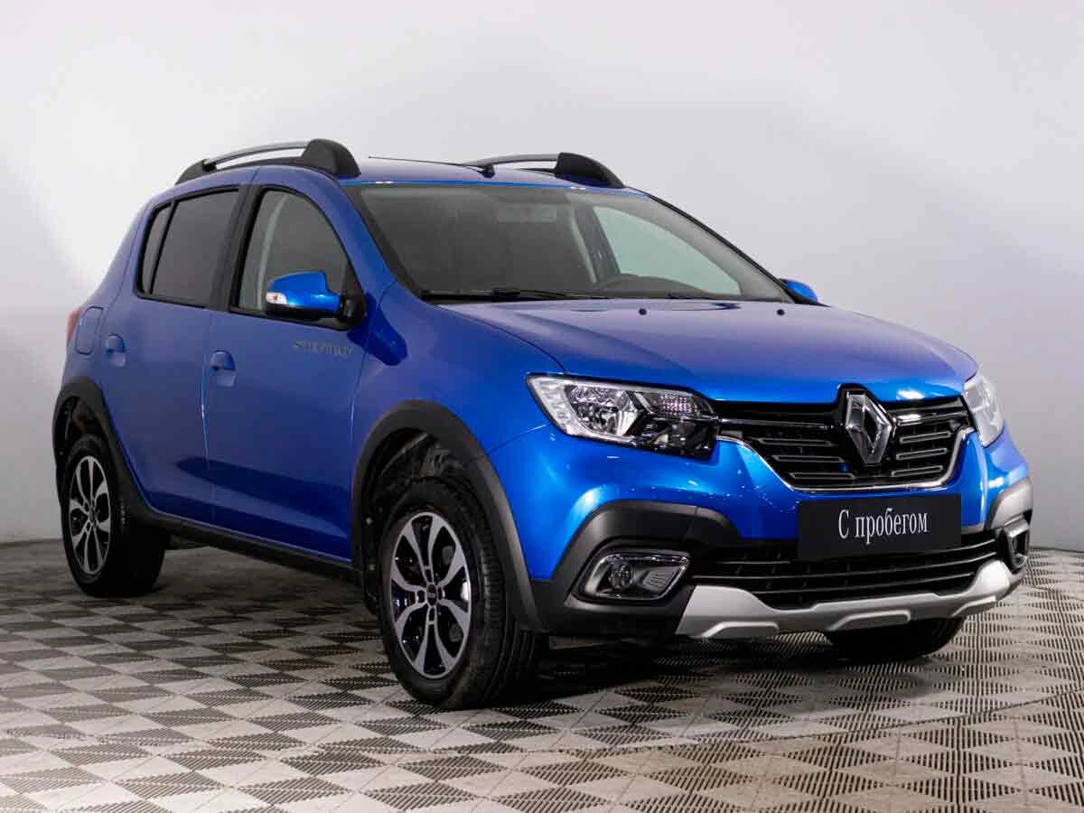 RENAULT SANDERO, Синий, 2022, Вариатор, 113 л.с., цена от 1 068 800 руб.