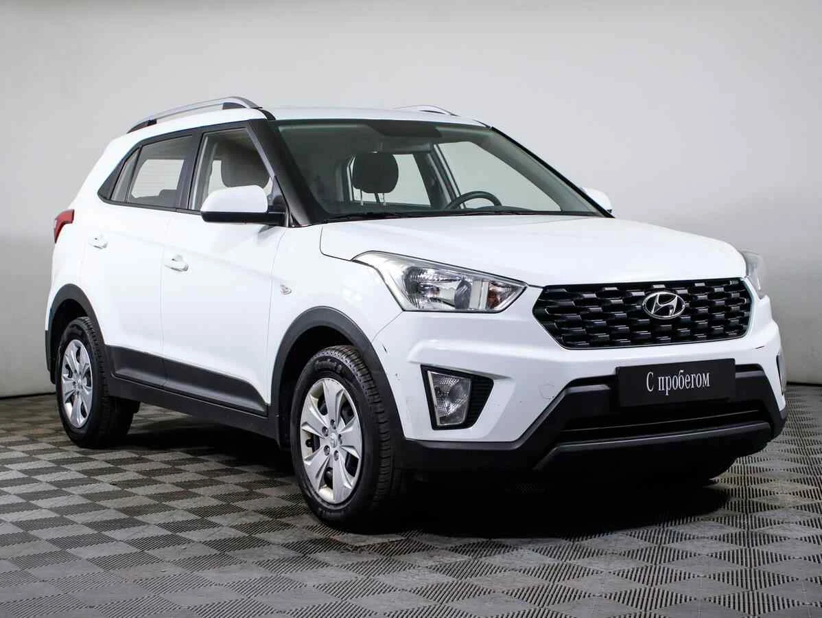 Hyundai Creta, Белый, 2020, Автоматическая, 123 л.с., цена от 1 101 000 руб.