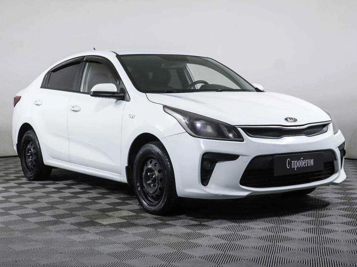 KIA Rio, Белый, 2019, Автоматическая, 123 л.с., цена от 735 000 руб.