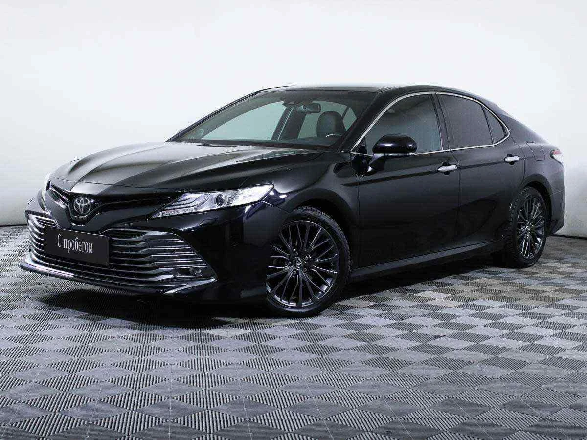 Toyota Camry, Черный, 2018, Автоматическая, 249 л.с., цена от 2 330 000 руб.