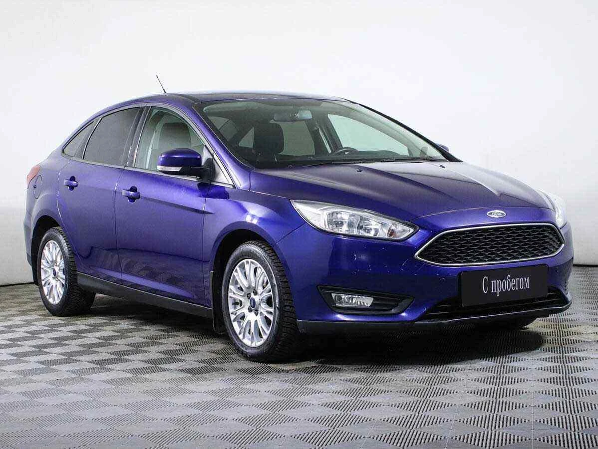 Ford Focus, Синий, 2016, Автоматическая, 125 л.с., цена от 679 000 руб.