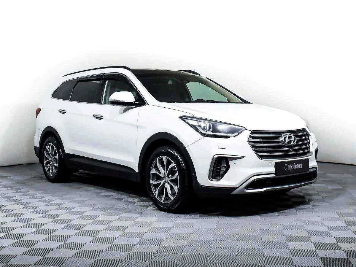 Hyundai Santa Fe, Белый, 2017, Автоматическая, 200 л.с., цена от 1 448 000 руб.