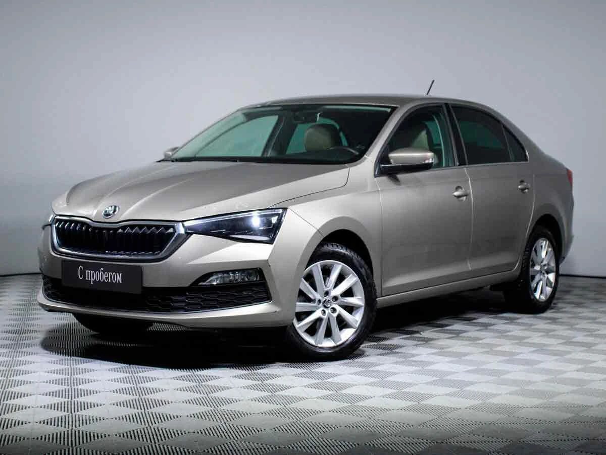 SKODA RAPID, Бежевый, 2020, Автоматическая, 110 л.с., цена от 1 043 200 руб.