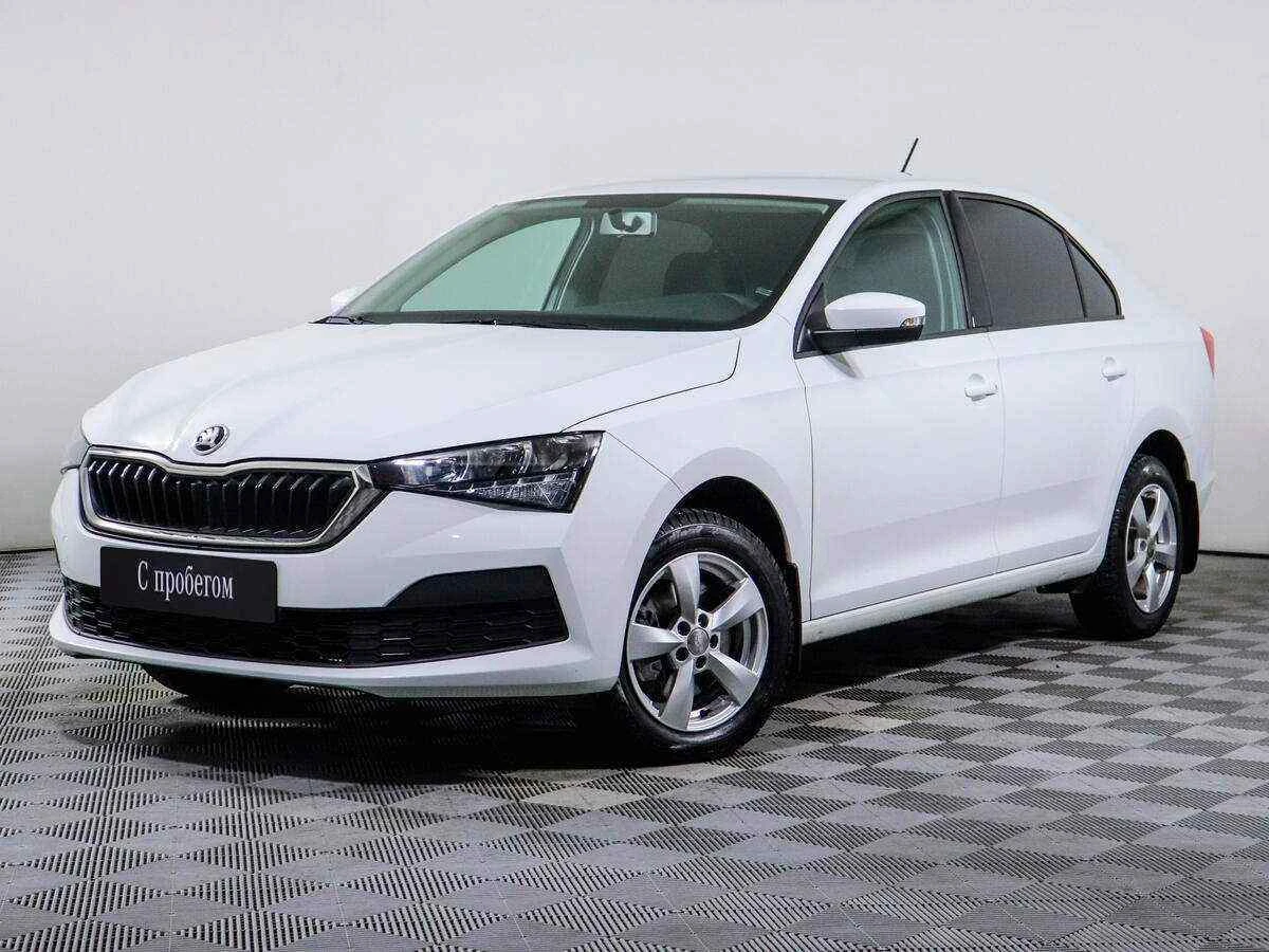 Skoda Rapid, Белый, 2021, Автоматическая, 110 л.с., цена от 1 287 000 руб.