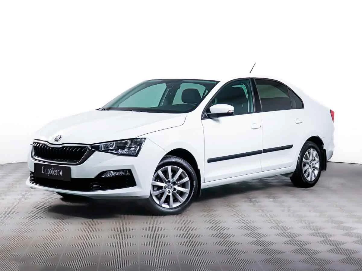 SKODA RAPID, Белый, 2021, Робот, 125 л.с., цена от 1 149 600 руб.