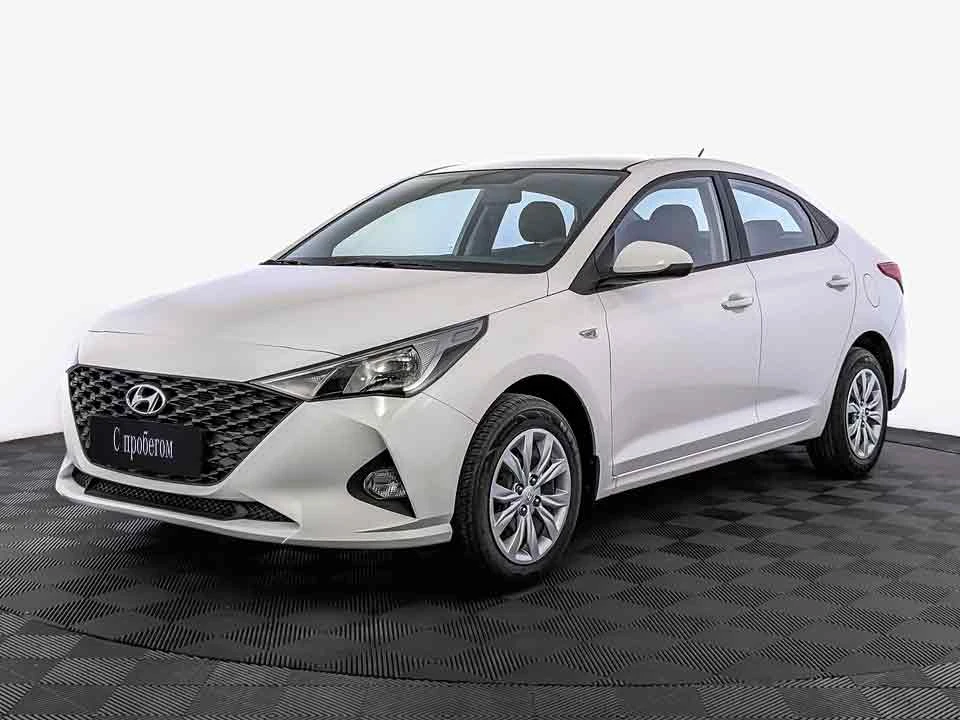 HYUNDAI SOLARIS, Белый, 2022, Автоматическая, 123 л.с., цена от 1 376 000 руб.
