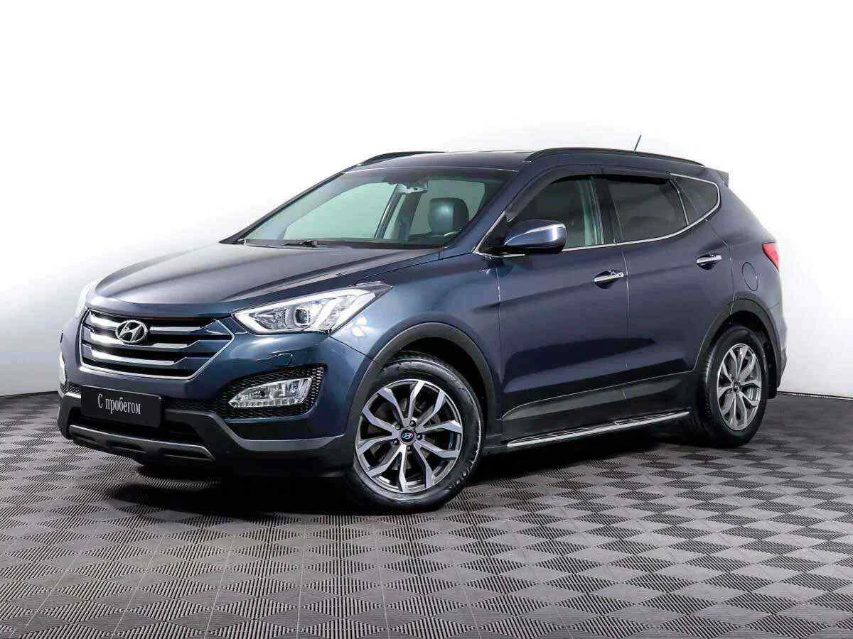 Hyundai Santa Fe, Синий, 2013, Автоматическая, 175 л.с., цена от 1 366 000 руб.