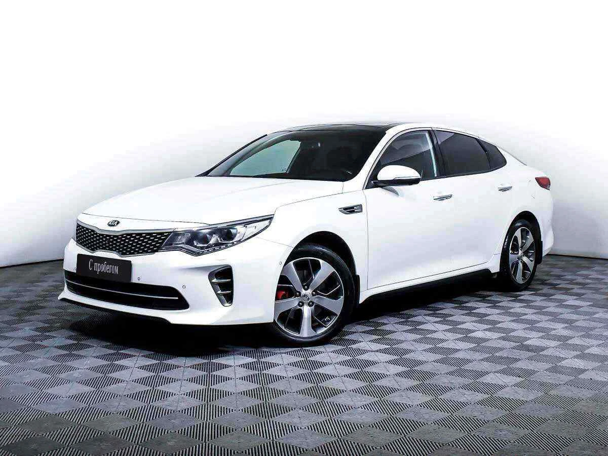 KIA Optima, Белый, 2017, Автоматическая, 245 л.с., цена от 1 190 000 руб.