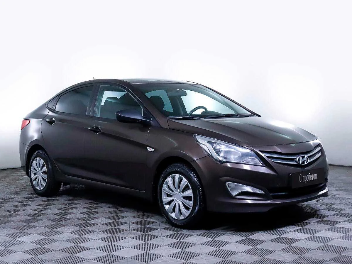 HYUNDAI SOLARIS, Коричневый, 2015, Автоматическая, 107 л.с., цена от 624 000 руб.