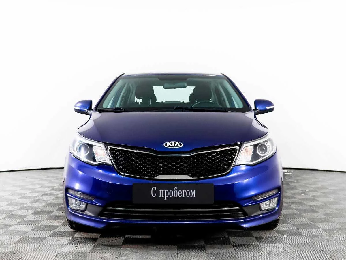 KIA RIO, Синий, 2015, Автоматическая, 123 л.с., цена от 704 000 руб.