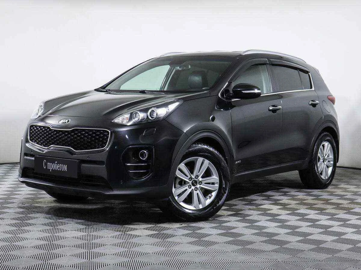 KIA Sportage, Черный, 2017, Автоматическая, 185 л.с., цена от 1 480 000 руб.