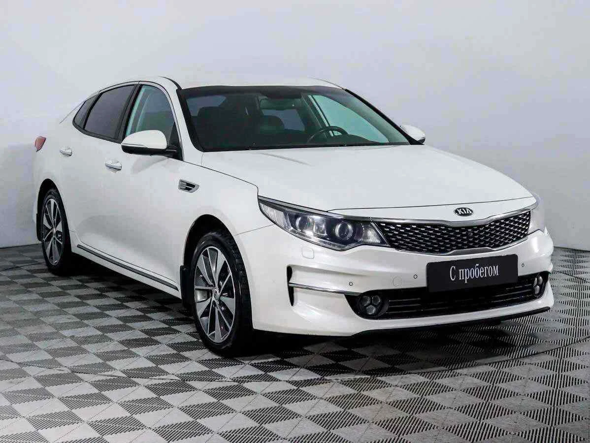 KIA Optima, Белый, 2018, Автоматическая, 188 л.с., цена от 1 405 000 руб.