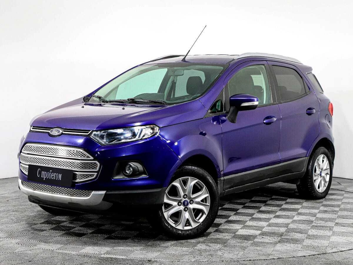 FORD ECOSPORT, Синий, 2015, Робот, 122 л.с., цена от 680 000 руб.