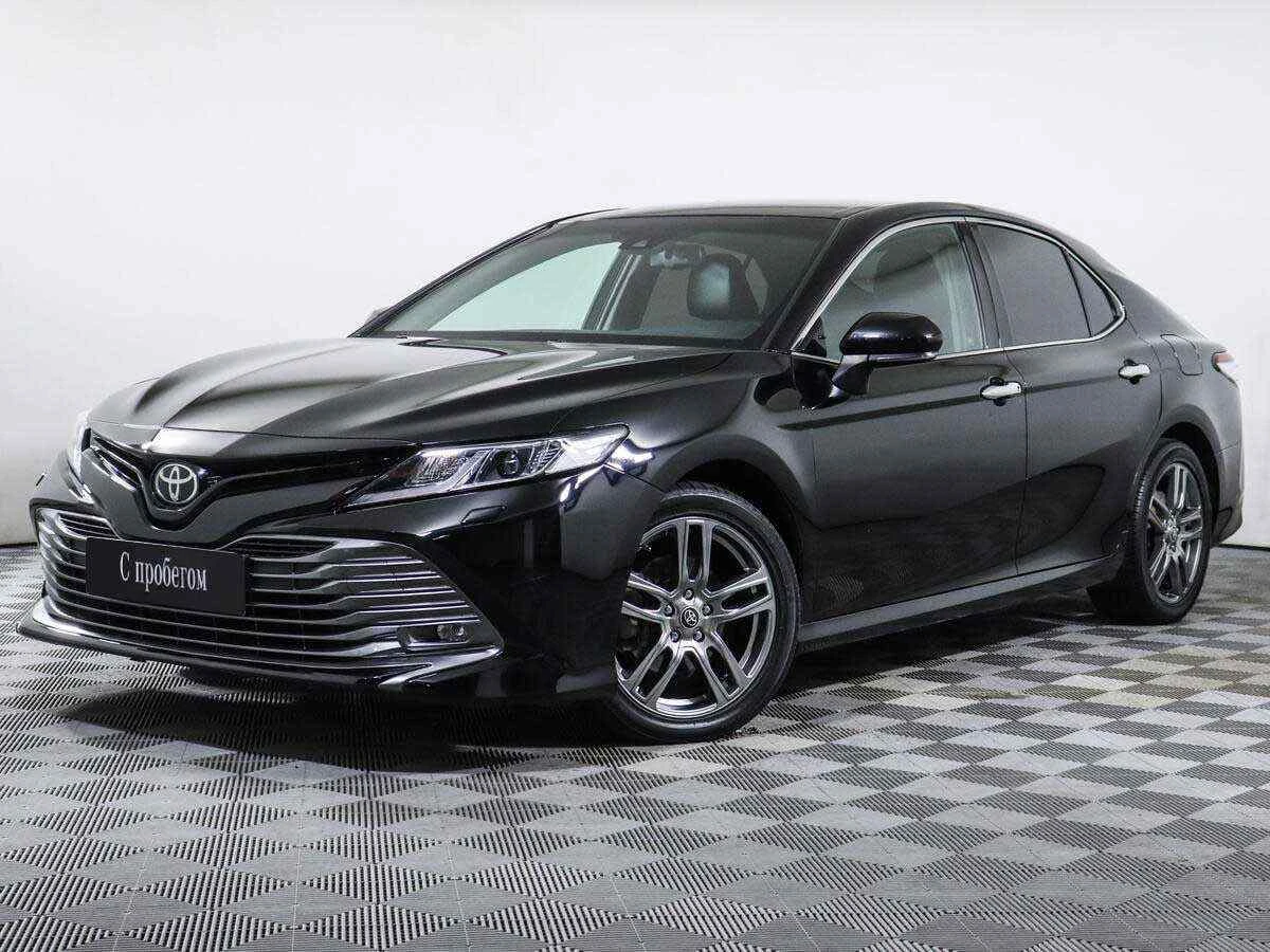 Toyota Camry, Черный, 2018, Автоматическая, 181 л.с., цена от 2 310 000 руб.