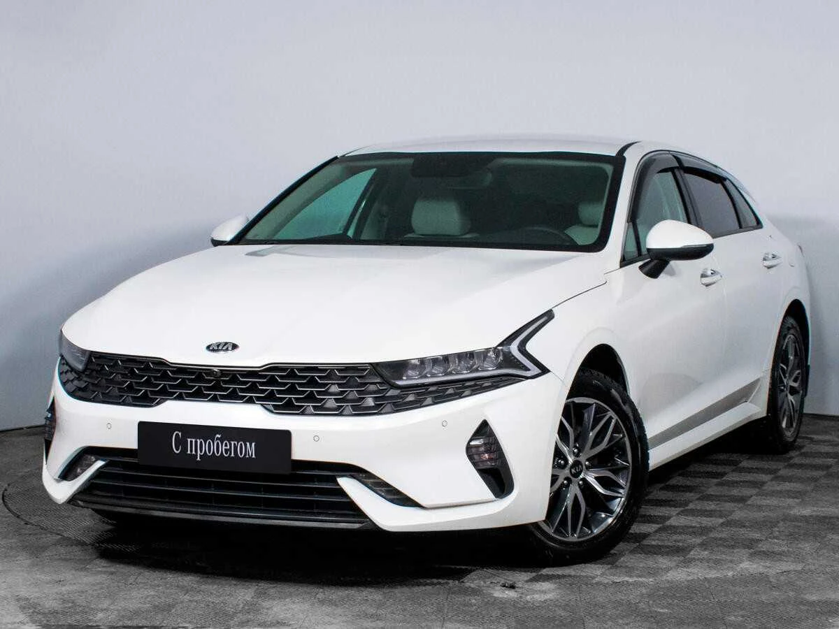 KIA K5, Белый, 2021, Автоматическая, 150 л.с., цена от 1 672 000 руб.