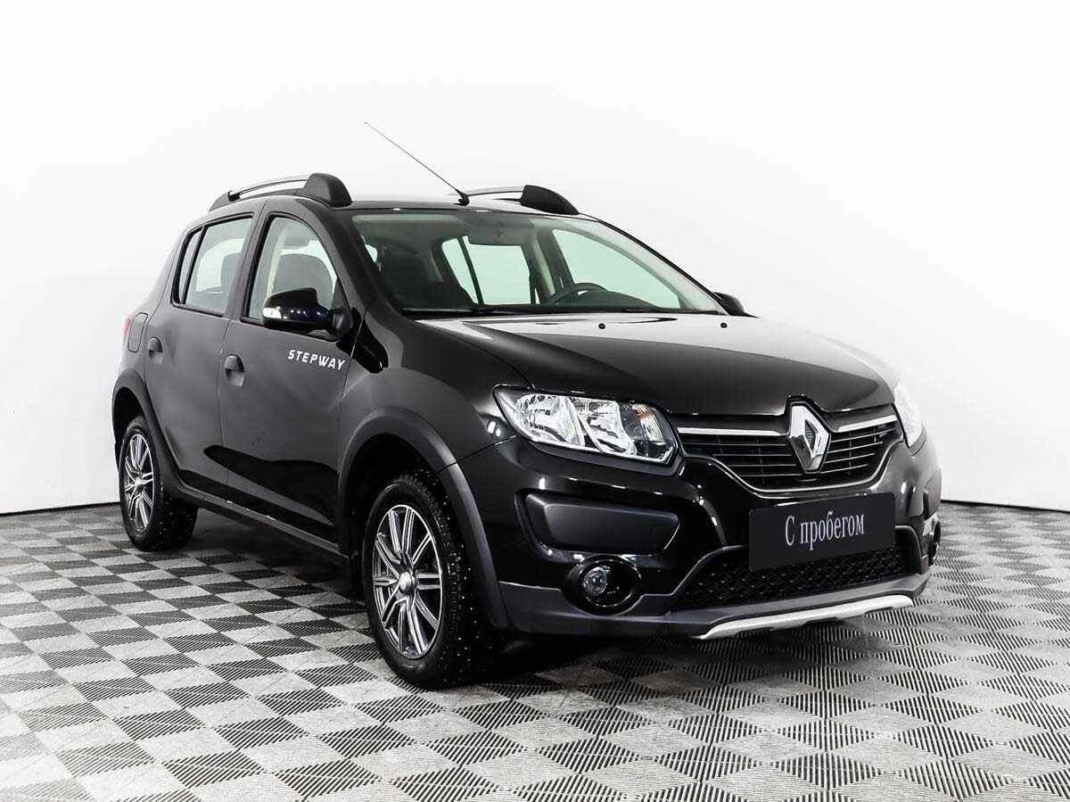 Renault Sandero, Черный, 2017, Автоматическая, 102 л.с., цена от 465 000 руб.