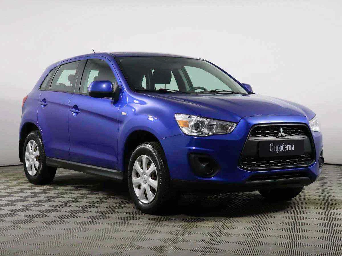 Mitsubishi ASX, Синий, 2014, Вариатор, 140 л.с., цена от 610 000 руб.