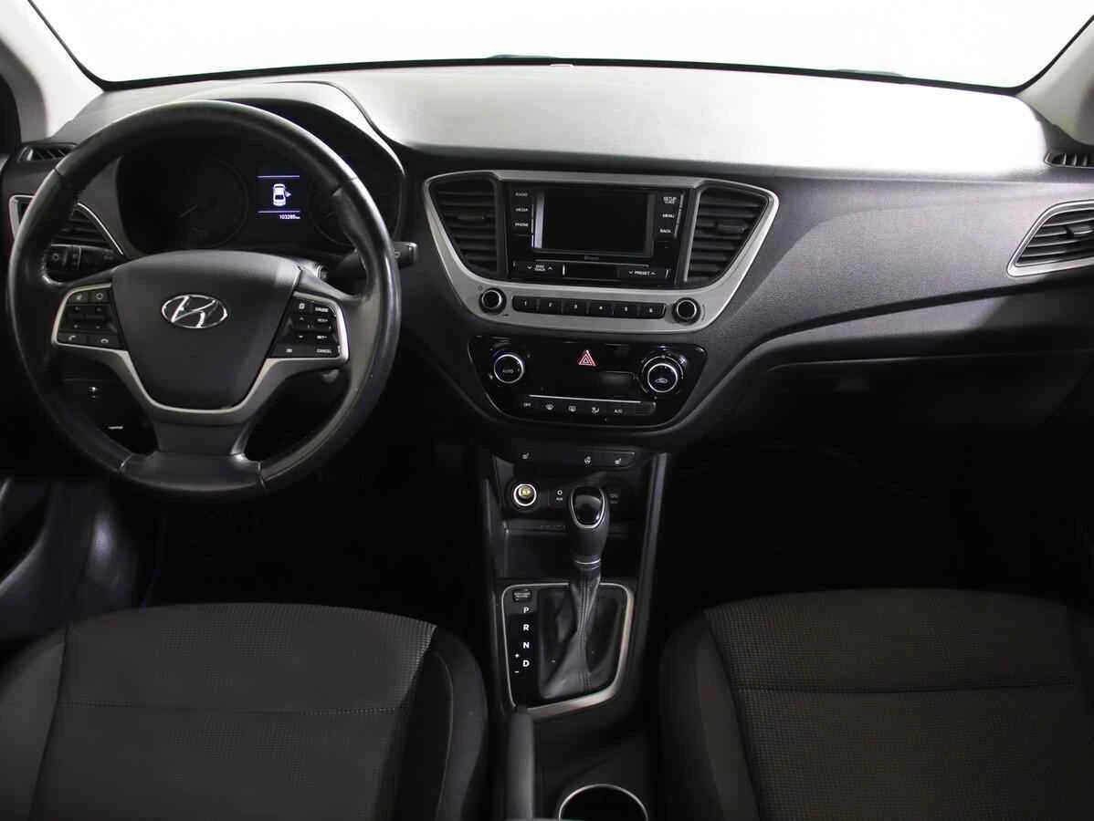 Hyundai Solaris, Синий, 2018, Автоматическая, 123 л.с., цена от 488 000 руб.