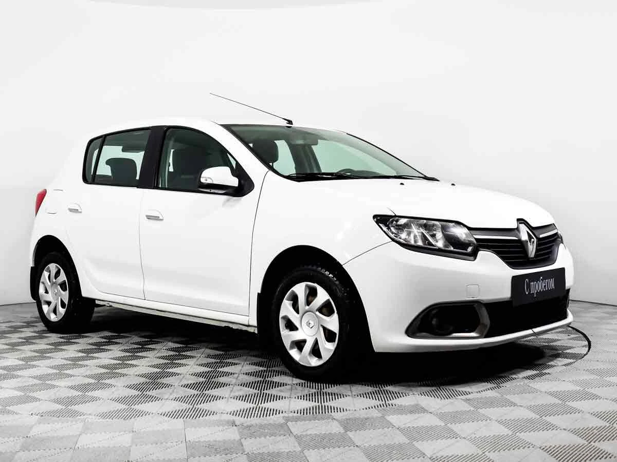 RENAULT SANDERO, Белый, 2014, Механическая, 102 л.с., цена от 531 200 руб.
