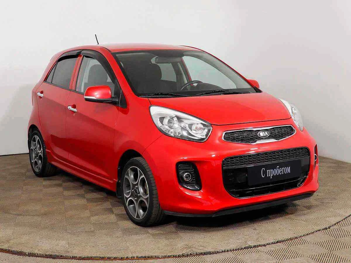 KIA Picanto, Красный, 2015, Автоматическая, 85 л.с., цена от 585 000 руб.