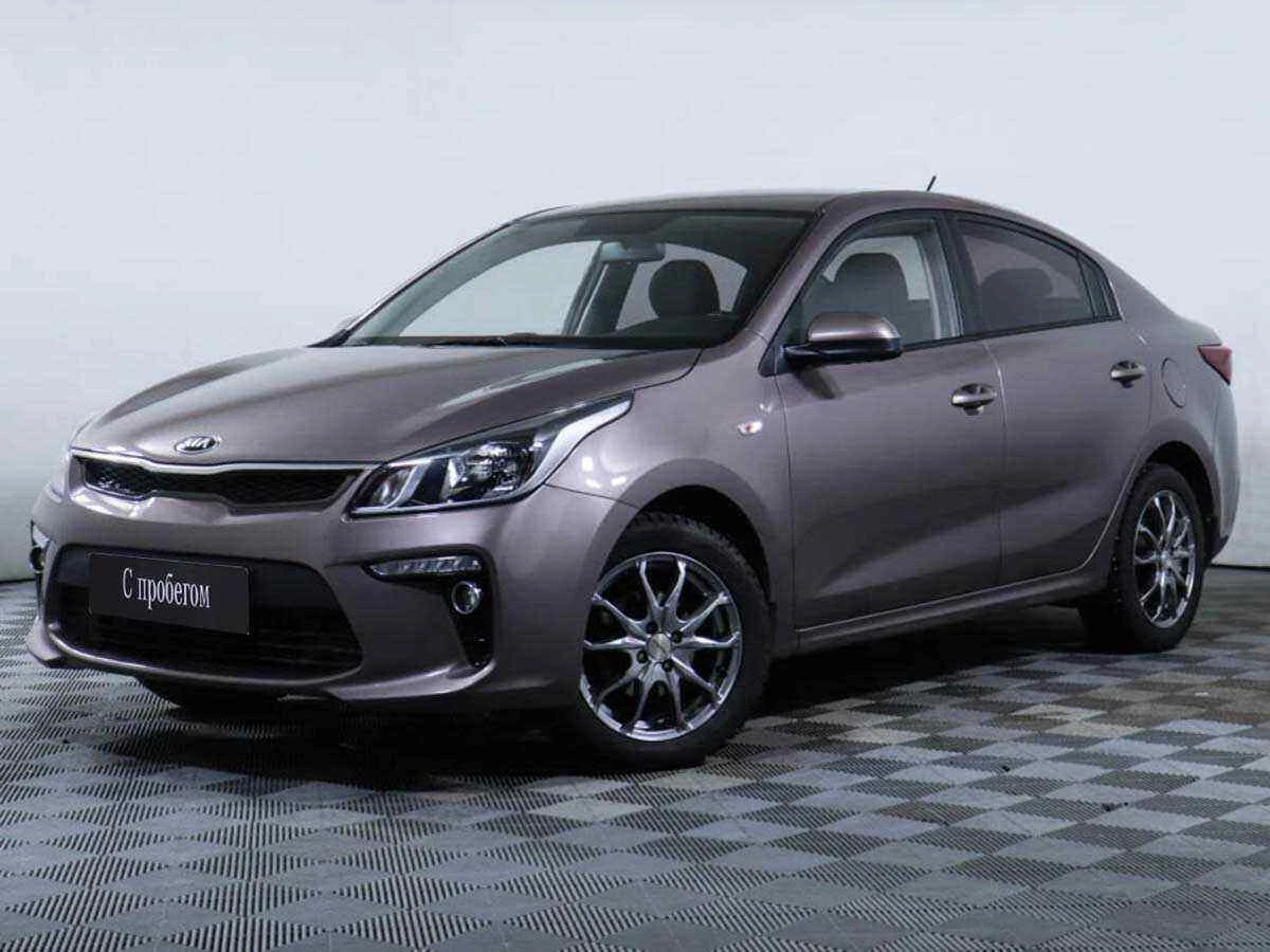 KIA Rio, Коричневый, 2019, Автоматическая, 123 л.с., цена от 1 115 000 руб.