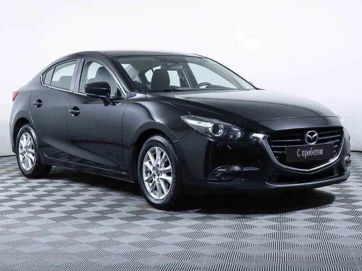 Mazda 3, Черный, 2017, Автоматическая, 120 л.с., цена от 857 000 руб.