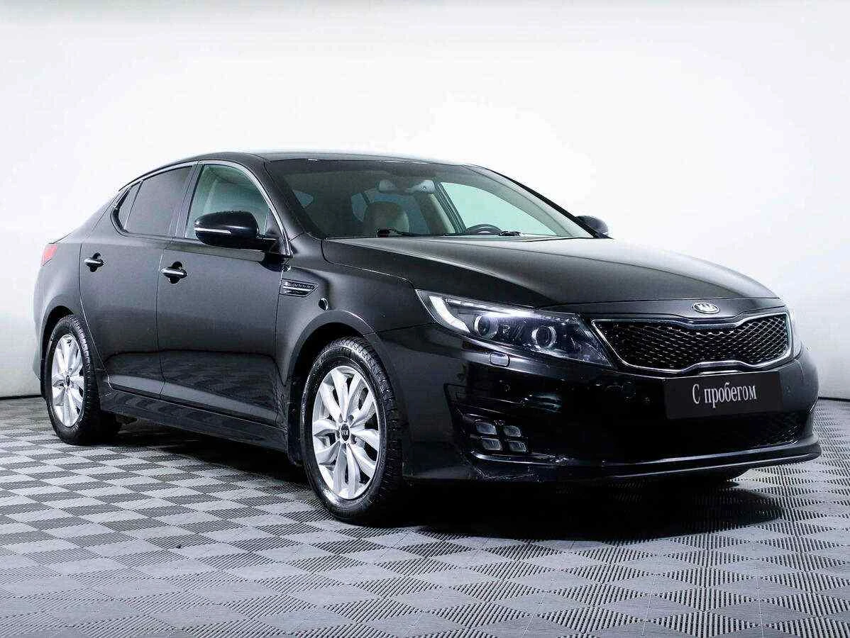 KIA Optima, Черный, 2015, Автоматическая, 150 л.с., цена от 1 000 000 руб.
