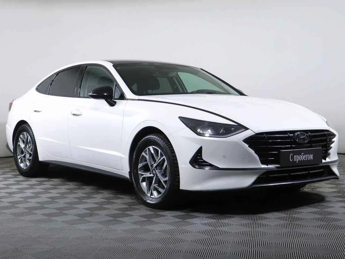 Hyundai Sonata, Белый, 2021, Автоматическая, 150 л.с., цена от 1 855 000 руб.