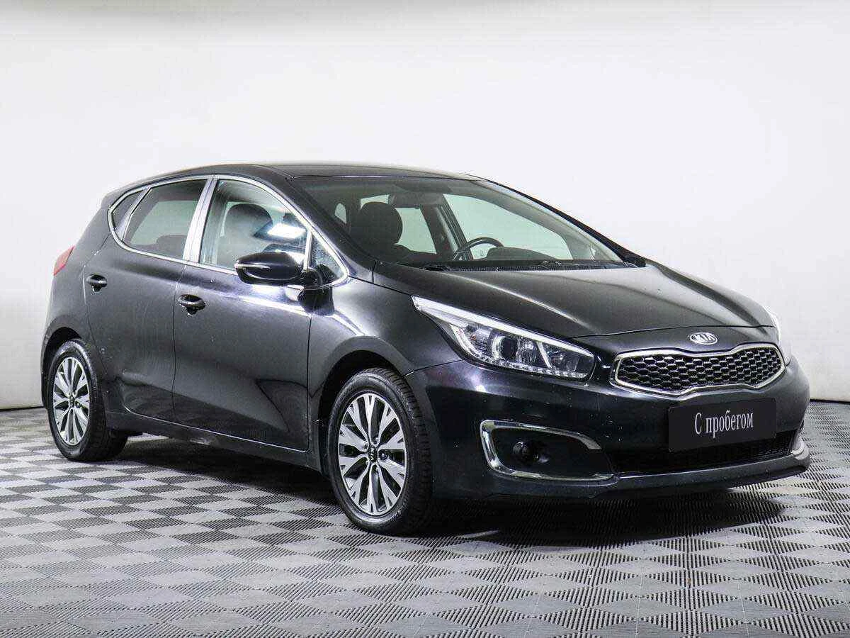 KIA Ceed, Черный, 2018, Автоматическая, 130 л.с., цена от 880 000 руб.