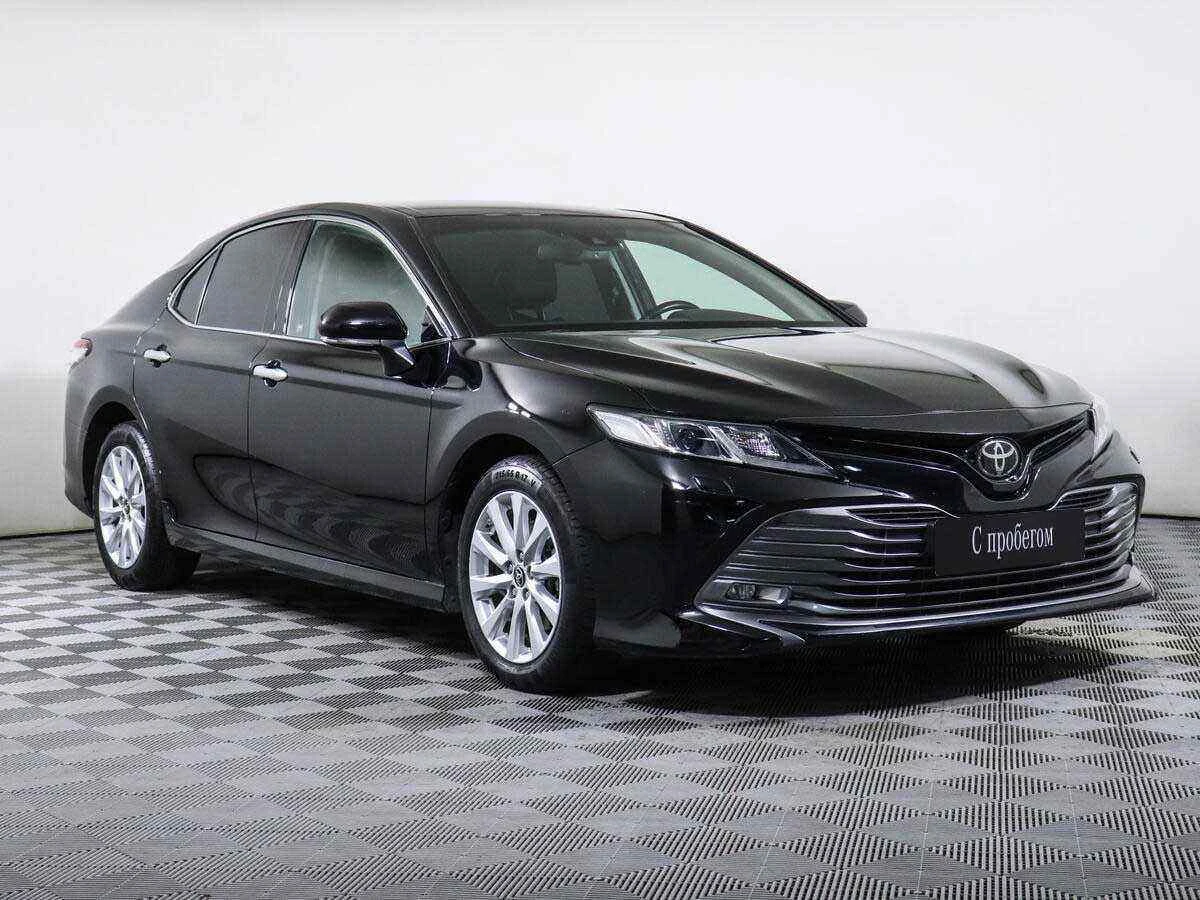 Toyota Camry, Черный, 2018, Автоматическая, 181 л.с., цена от 2 270 000 руб.