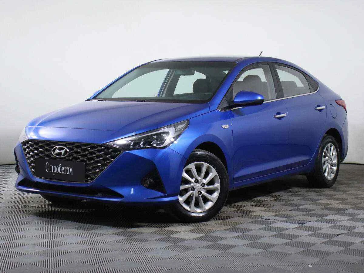 Hyundai Solaris, Синий, 2020, Автоматическая, 100 л.с., цена от 765 000 руб.