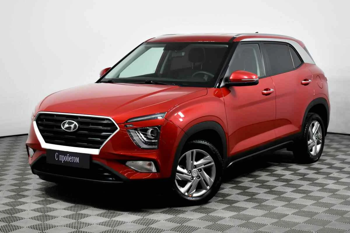 Hyundai Creta, Красный, 2021, Автоматическая, 123 л.с., цена от 1 655 000 руб.