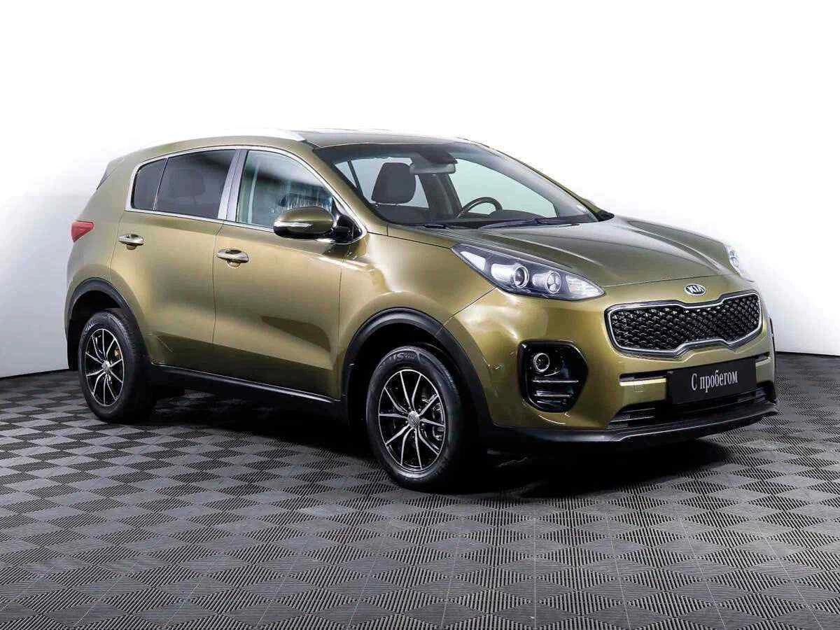 KIA Sportage, Зеленый, 2016, Автоматическая, 150 л.с., цена от 1 297 500 руб.