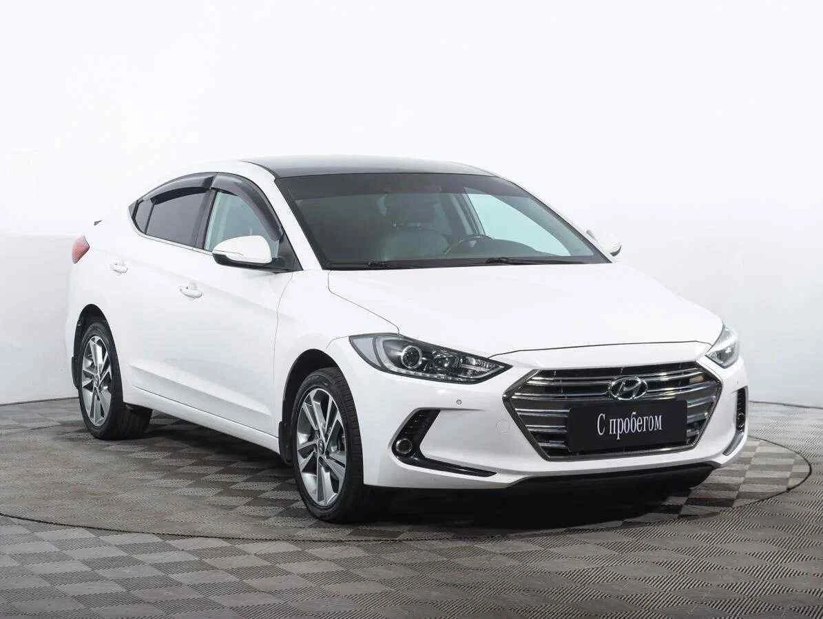 Hyundai Elantra, Белый, 2017, Автоматическая, 150 л.с., цена от 922 000 руб.