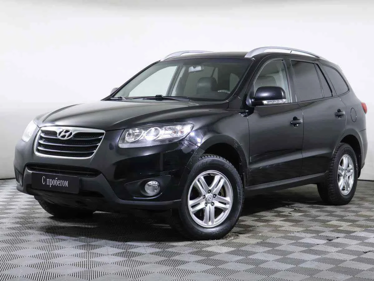 Hyundai Santa Fe, Черный, 2010, Механическая, 174 л.с., цена от 649 000 руб.